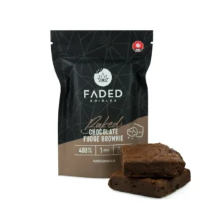Faded Cannabis THC Chocolate Fudge Brownie